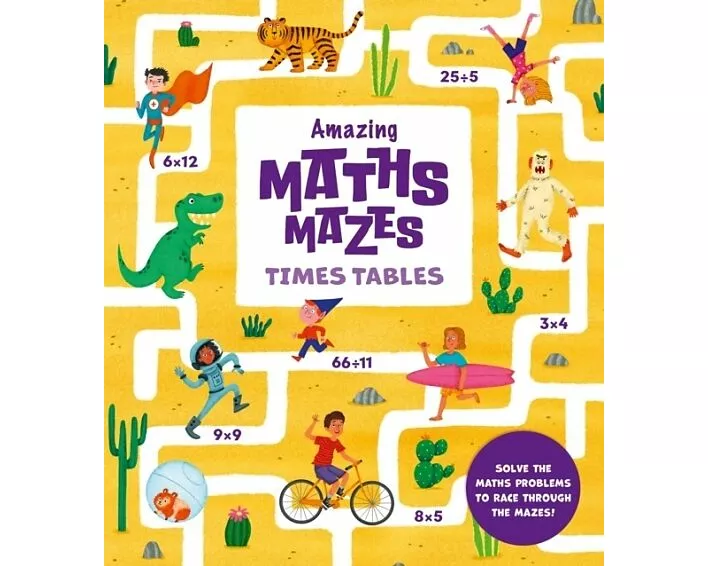 Amazing Maths Mazes: Times Tables