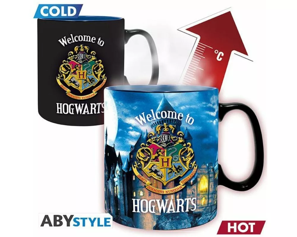 HARRY POTTER - Mug Heat Change - 460 ml - Letter - cardboard