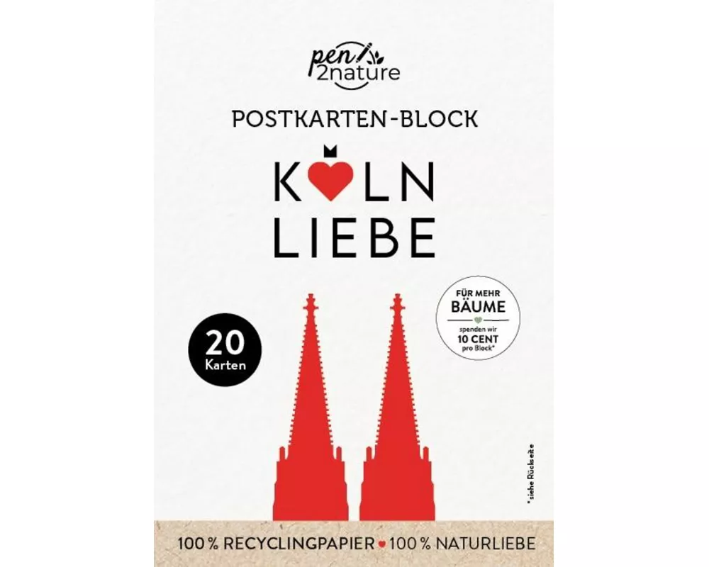 Postkartenblock Köln-Liebe