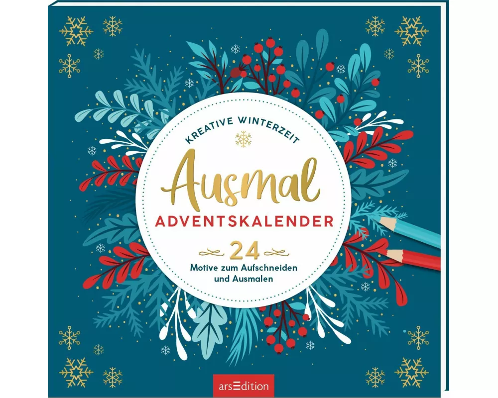 Ausmal-Adventskalender – Kreative Winterzeit