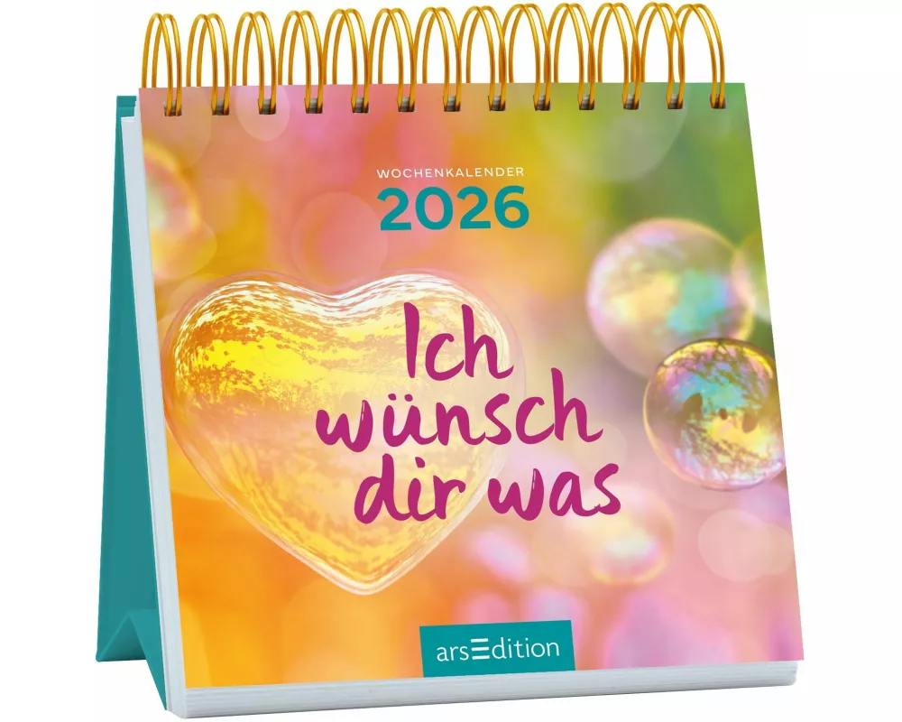 Mini-Wochenkalender Ich wünsch dir was 2026