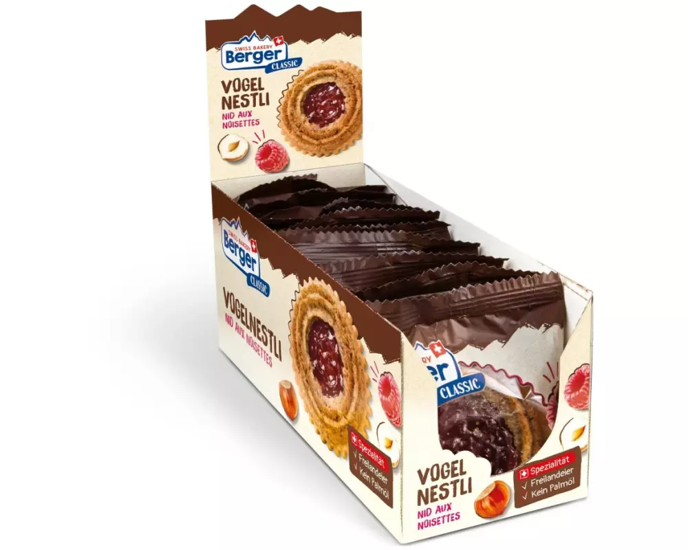 Berger Gebäck Vogelnestli 10 x 74 g