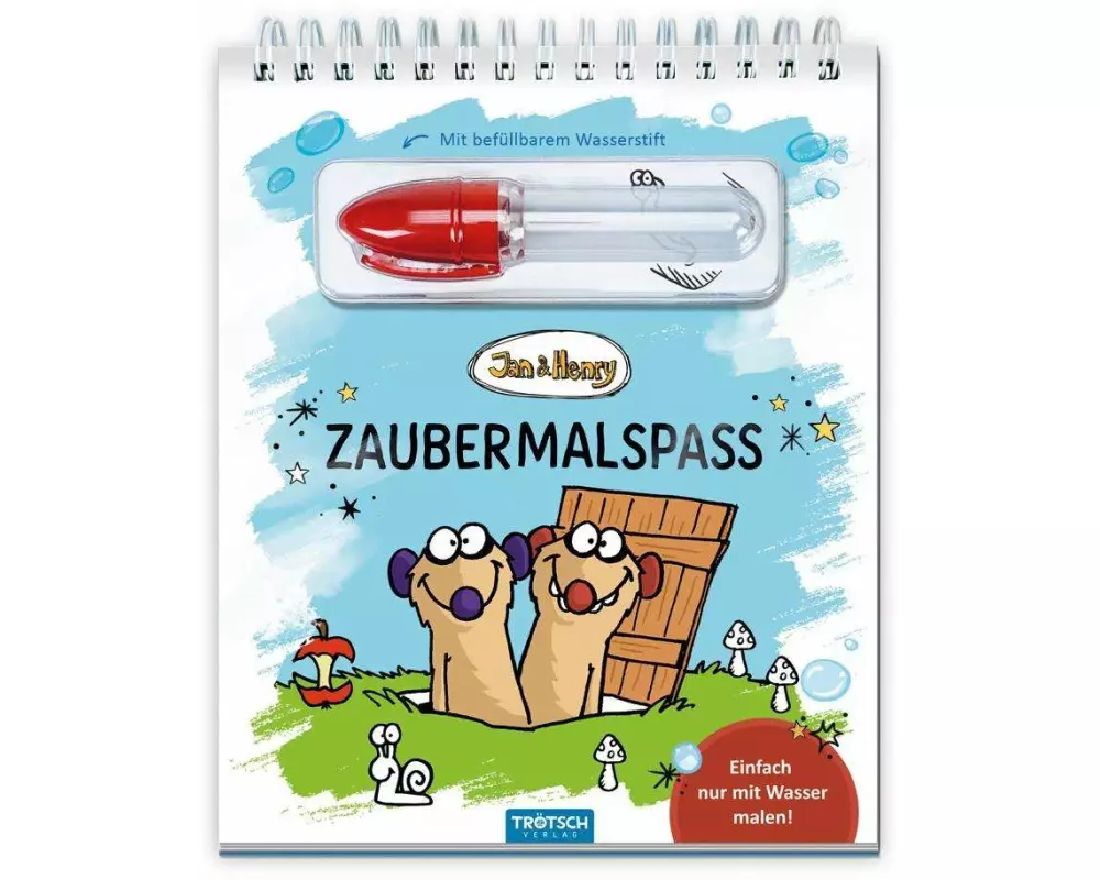 Trötsch Jan & Henry Zaubermalspaß mit Wasserstift