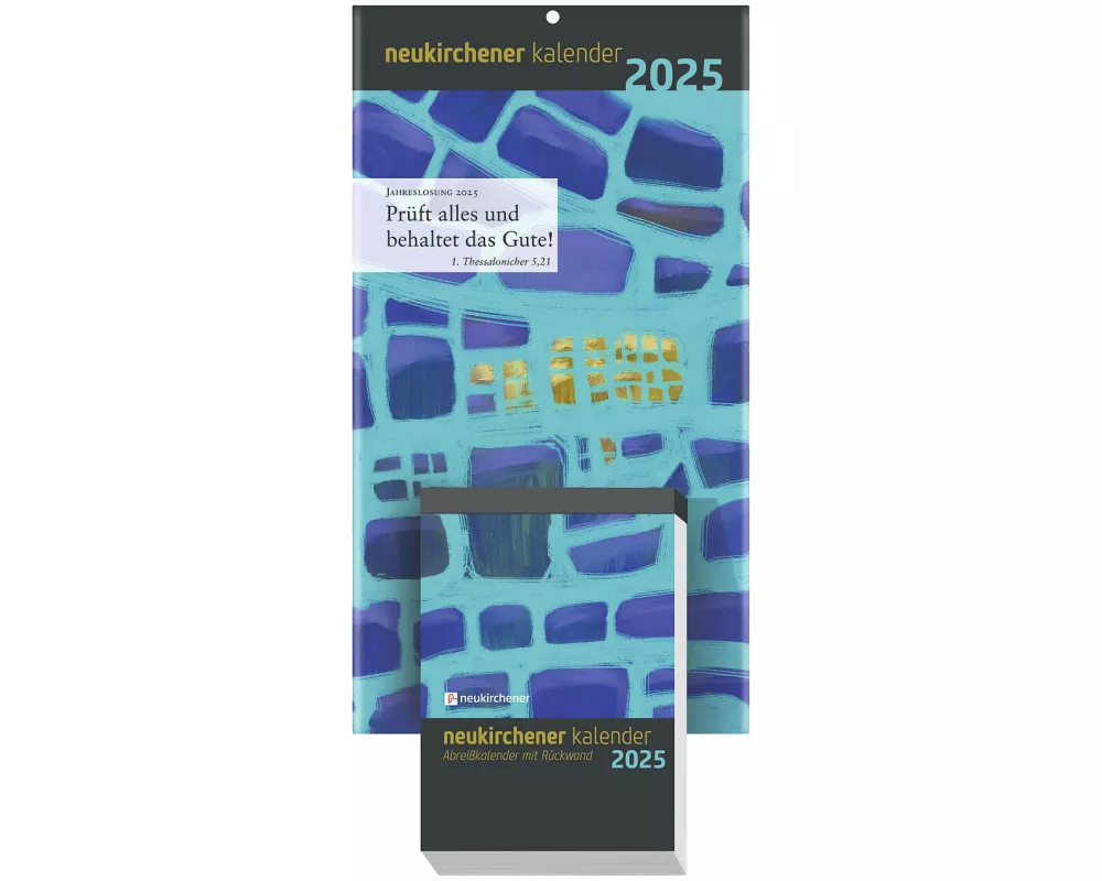 Neukirchener Kalender 2025 - Abreißkalender mit Rückwand