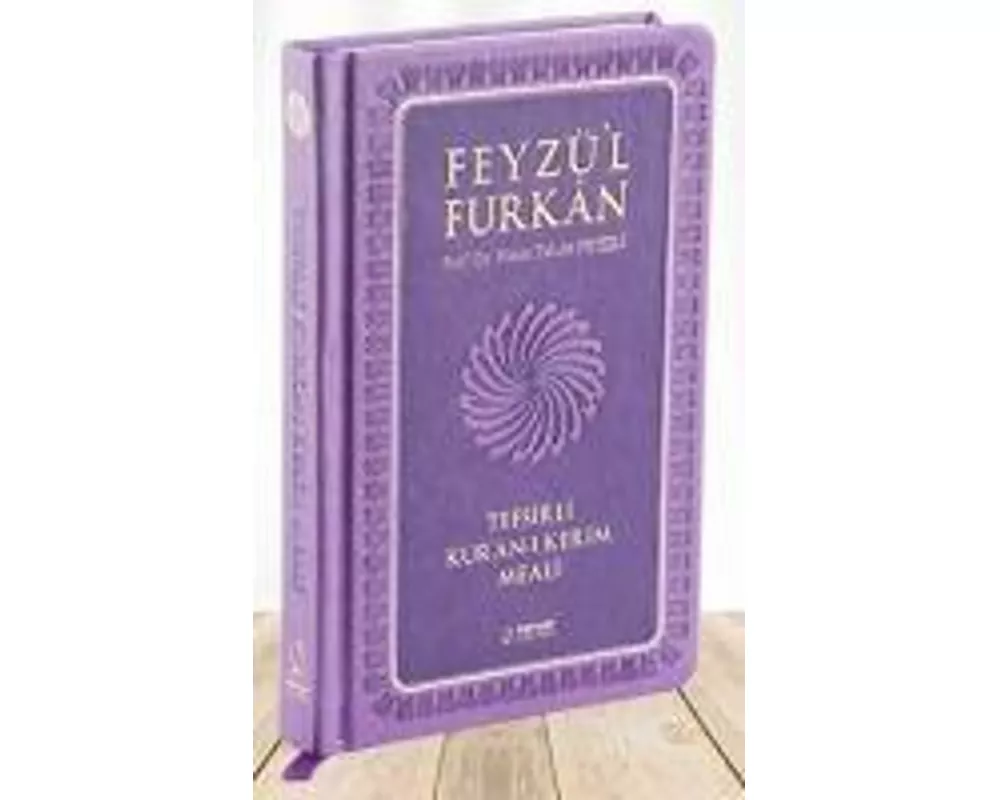 Feyzül Furkan Tefsirli Kuran-i Kerim Meali Sempatik Cep Boy - Tefsirli Meal - Ciltli - Lila