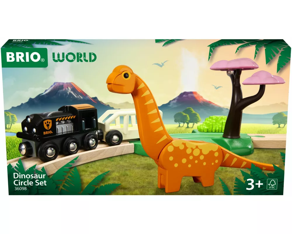 BRIO World - Dinosaurier Bahn Set