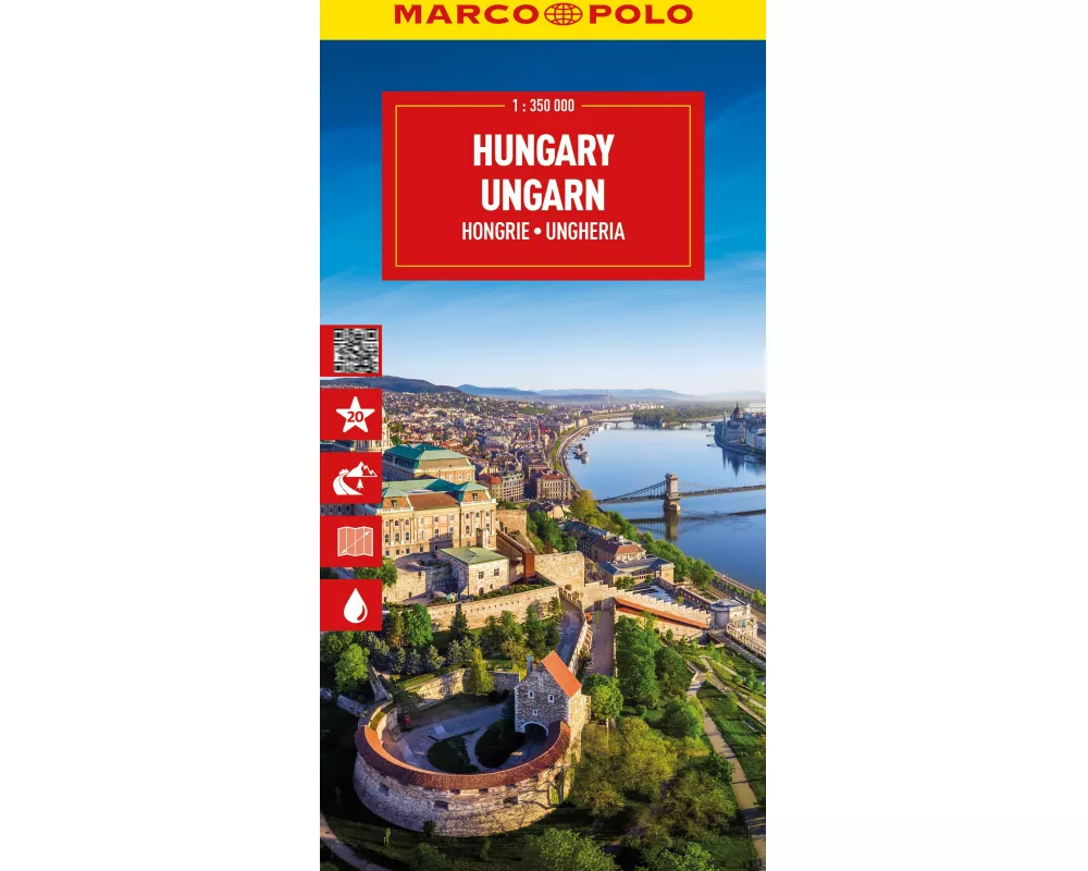 MARCO POLO Reisekarte Ungarn 1:350.000