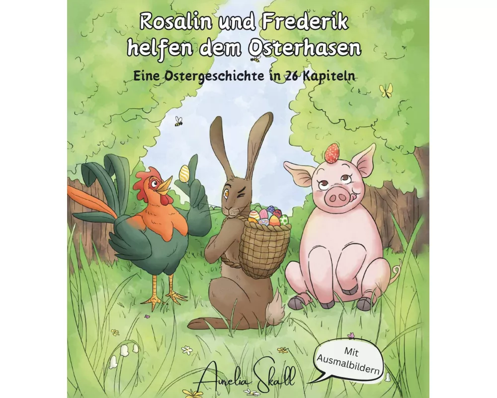 Rosalin und Frederik - helfen dem Osterhasen