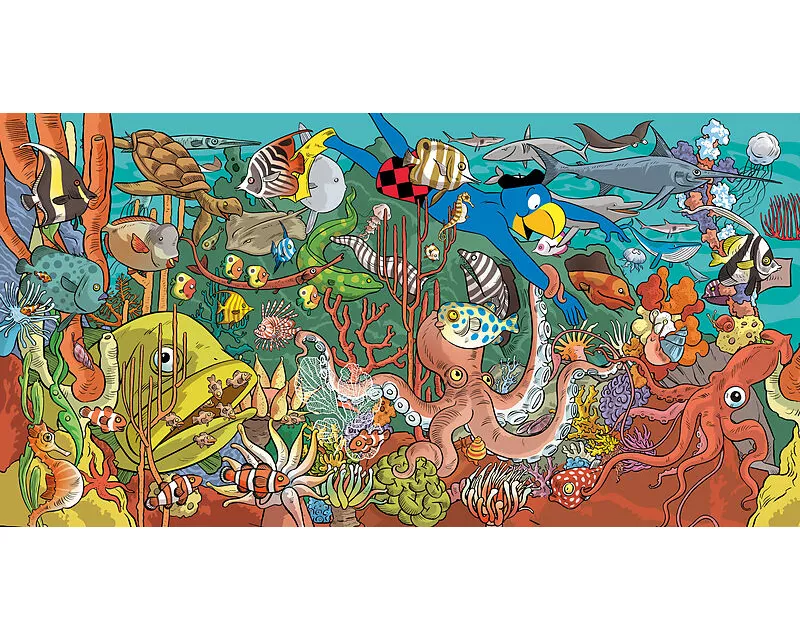 Globi Badetuch Tiefseetauchen