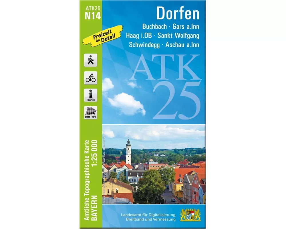 ATK25-N14 Dorfen (Amtliche Topographische Karte 1:25000)