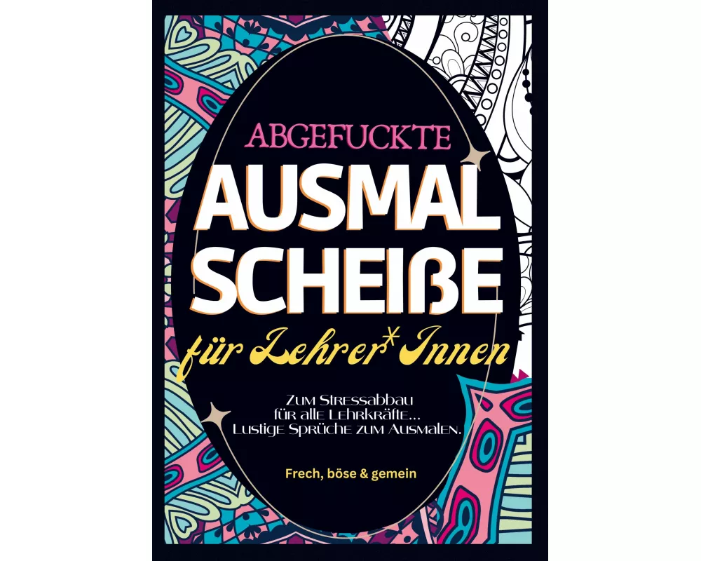 Fluch Malbuch für Lehrer A4