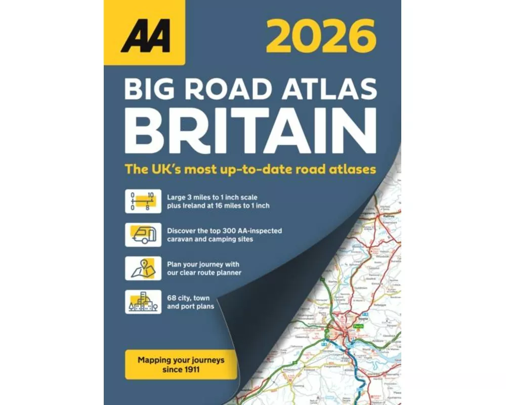AA Big Road Atlas Britain 2026