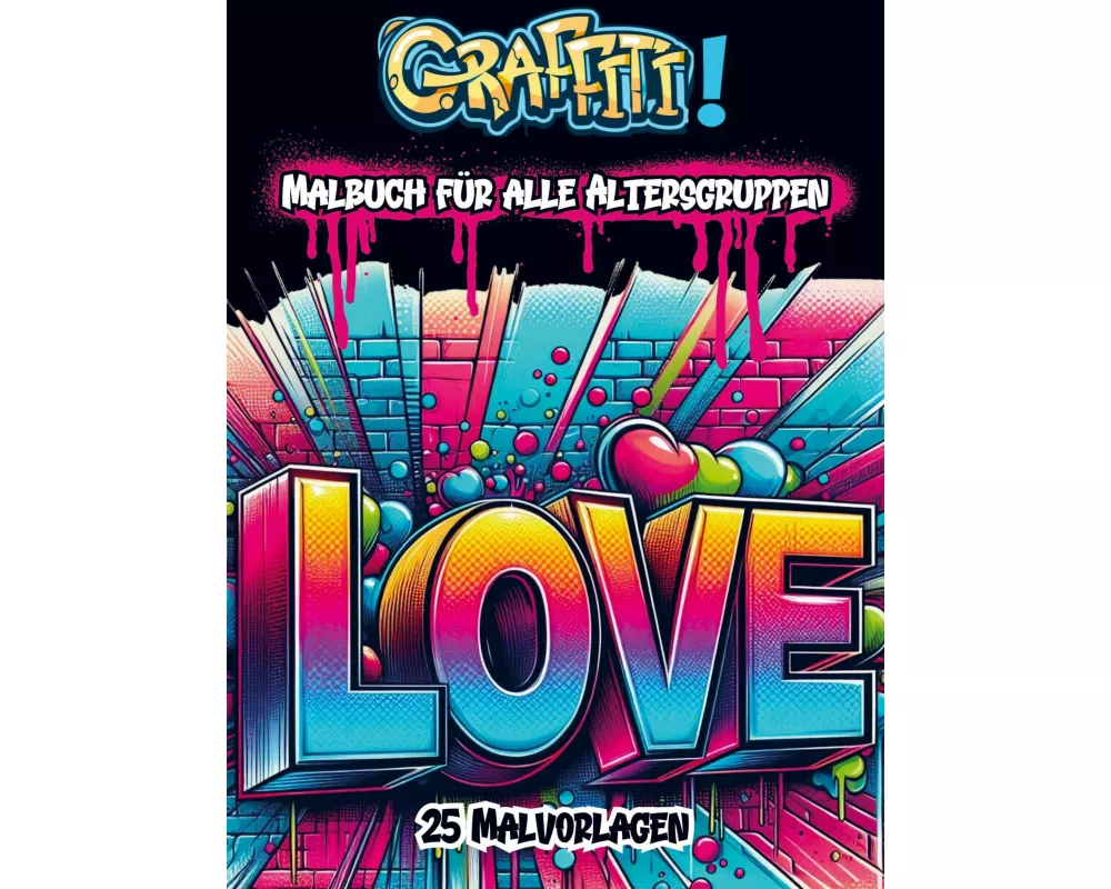 Ausmalbuch für Erwachsene - Graffiti