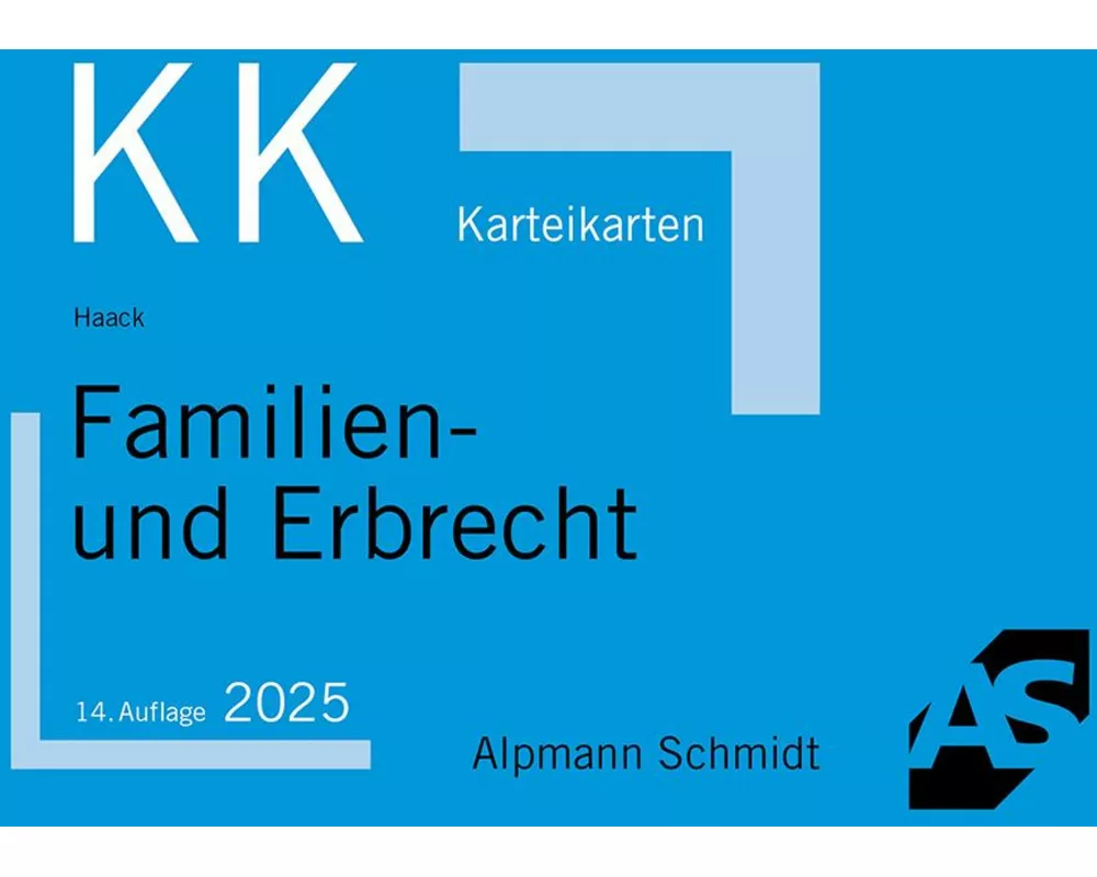 Karteikarten Familien- und Erbrecht