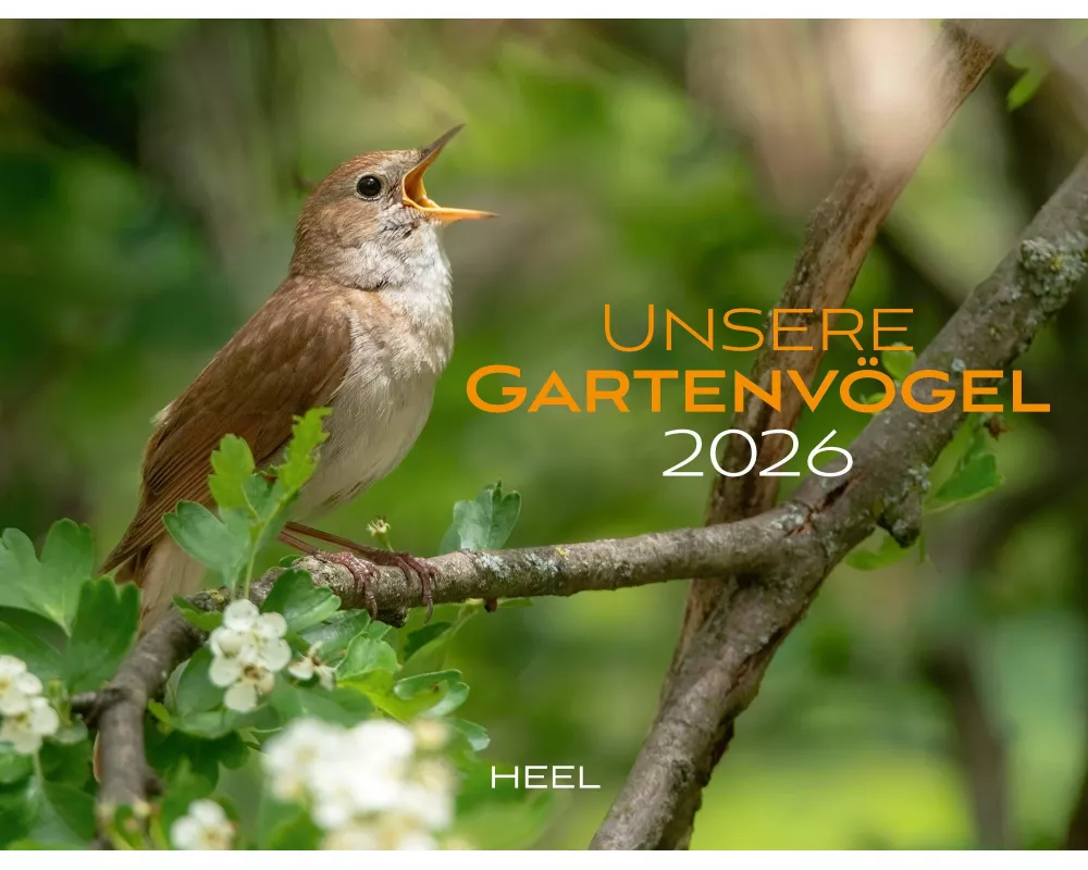 Kalender Unsere Gartenvögel 2026 Eintragkalender