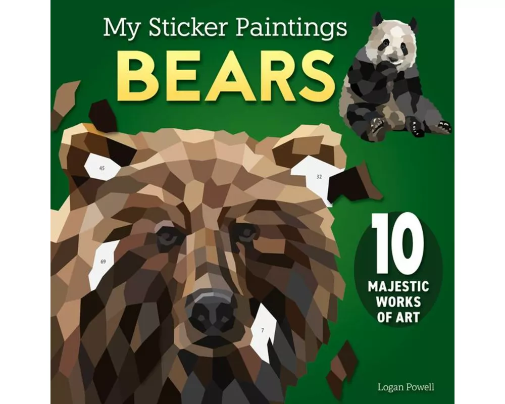 My Sticker Paintings: Bears