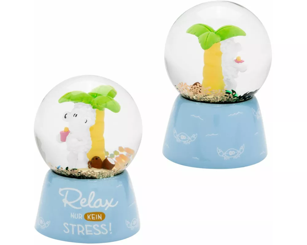 Traumkugel mit Spruch 'Relax, nur kein Stress'