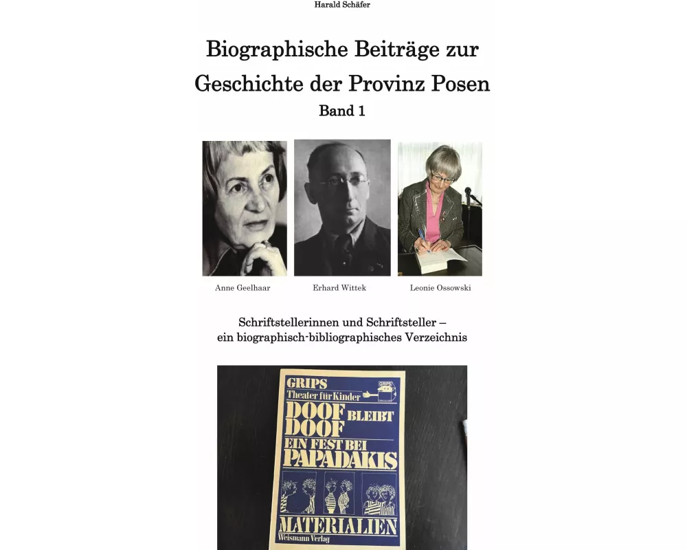 Biographische Beiträge zur Geschichte der Provinz Posen - Band 1
