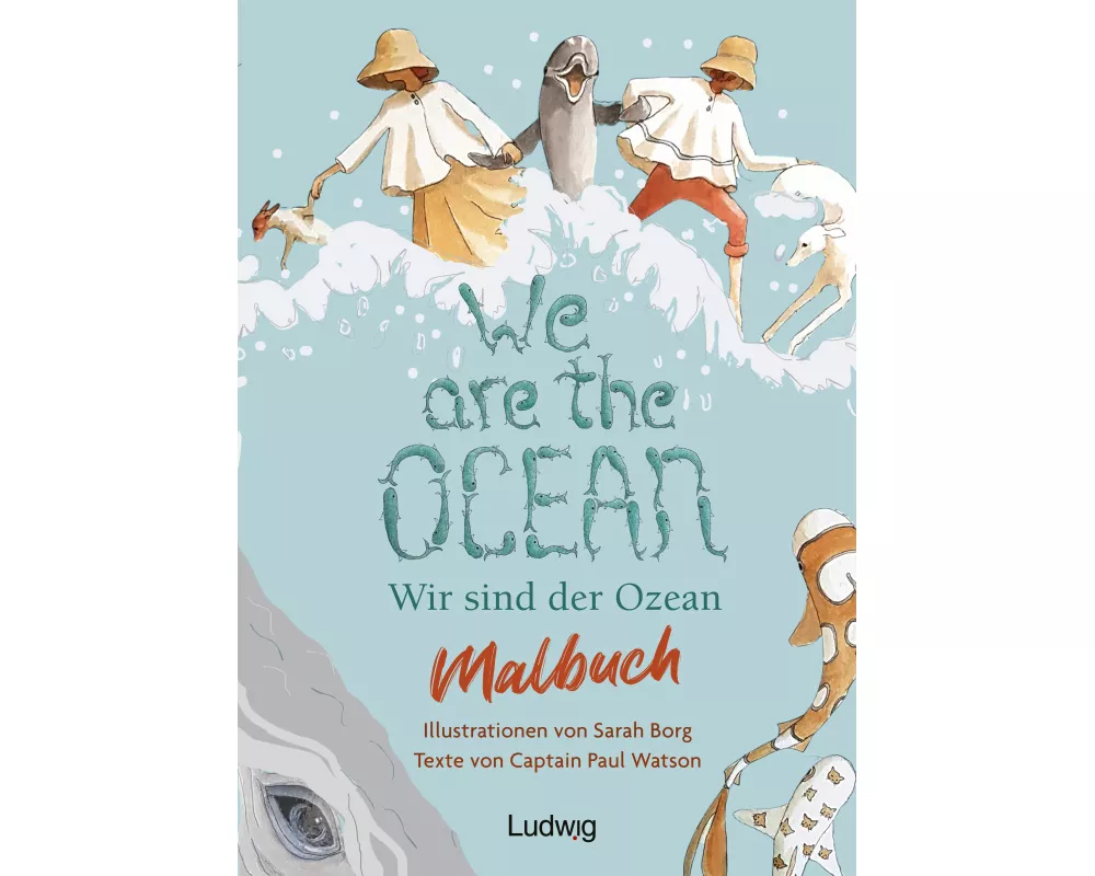We are the Ocean - Wir sind der Ozean - Malbuch für Kinder