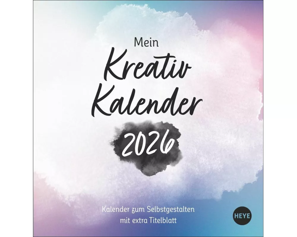 Kreativkalender zum Aufstellen Design 2026