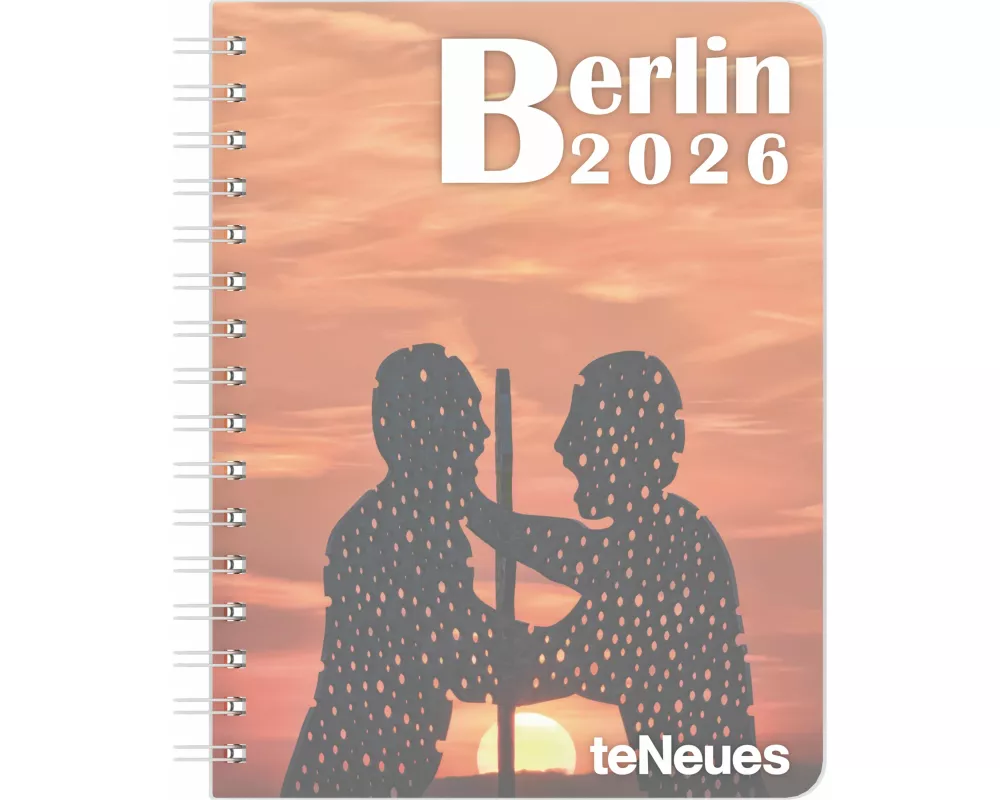 teNeues - Berlin Diary 2026 – Buchkalender & Taschenkalender 17x22 cm | Wochenkalender für Berlin-Fans, Beruf & Schule