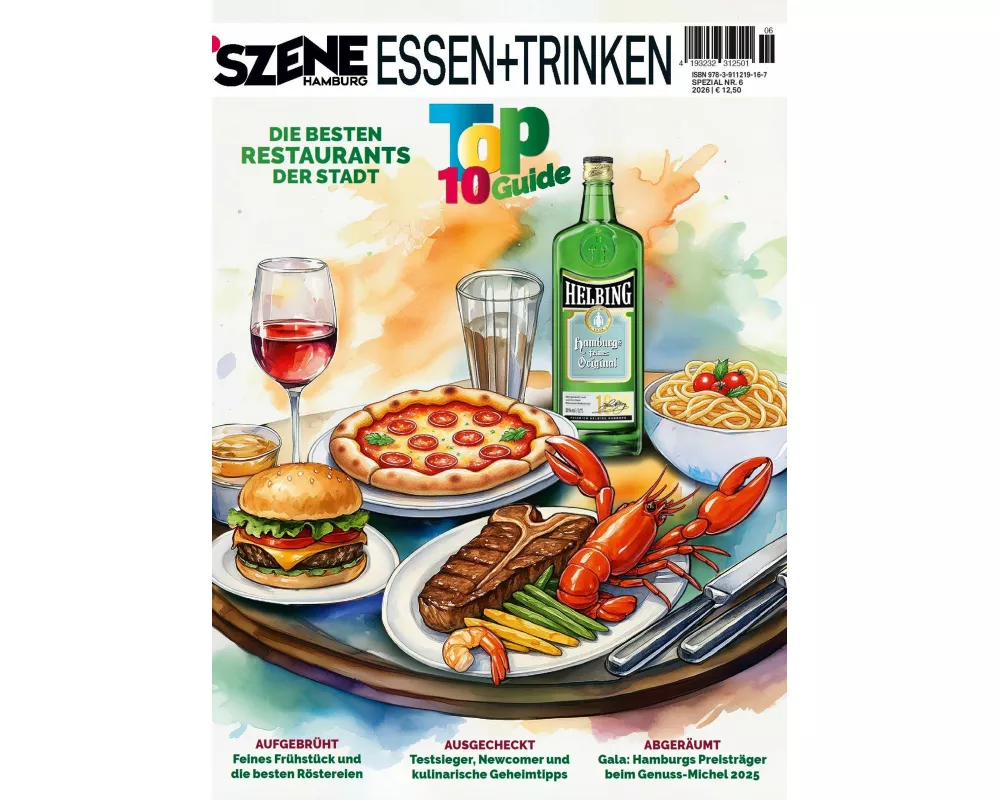 Szene Hamburg Essen + Trinken Top Ten 2025/2026