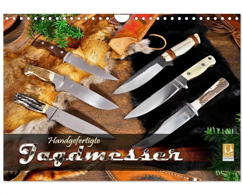 Handgefertigte Jagdmesser (Wandkalender 2026 DIN A4 quer), CALVENDO Monatskalender