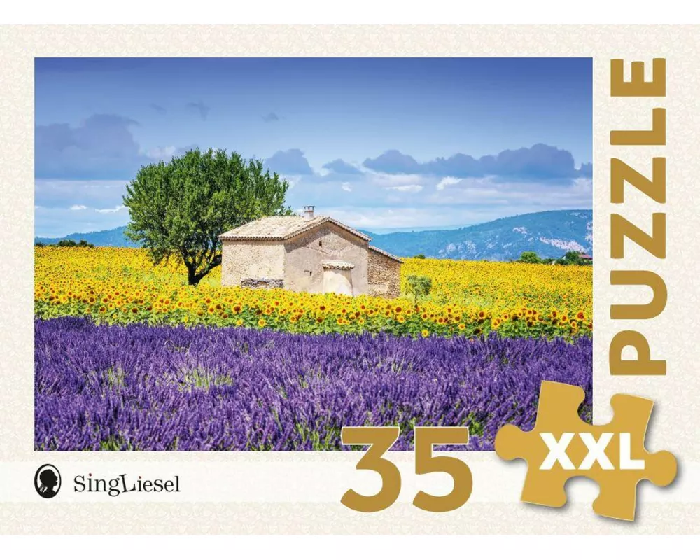 Demenz-Puzzle: Provence. Das Demenz-Puzzle-Spiel mit 35 Puzzle-Teilen im XXL-Format