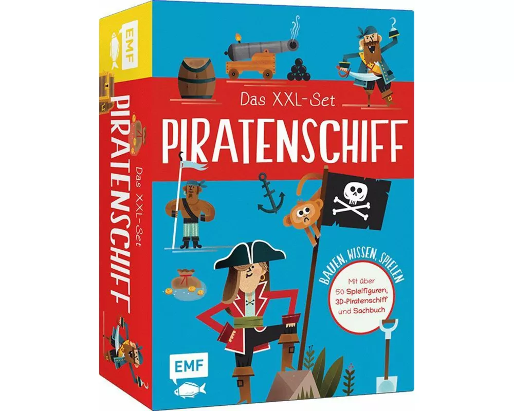Das XXL-Set – Bauen, Wissen, Spielen: Piratenschiff