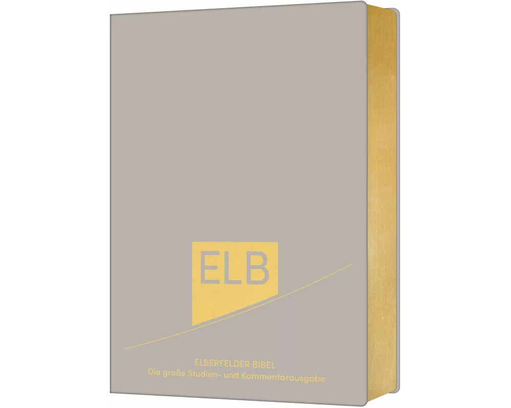 Elberfelder Bibel - Leder mit Goldschnitt