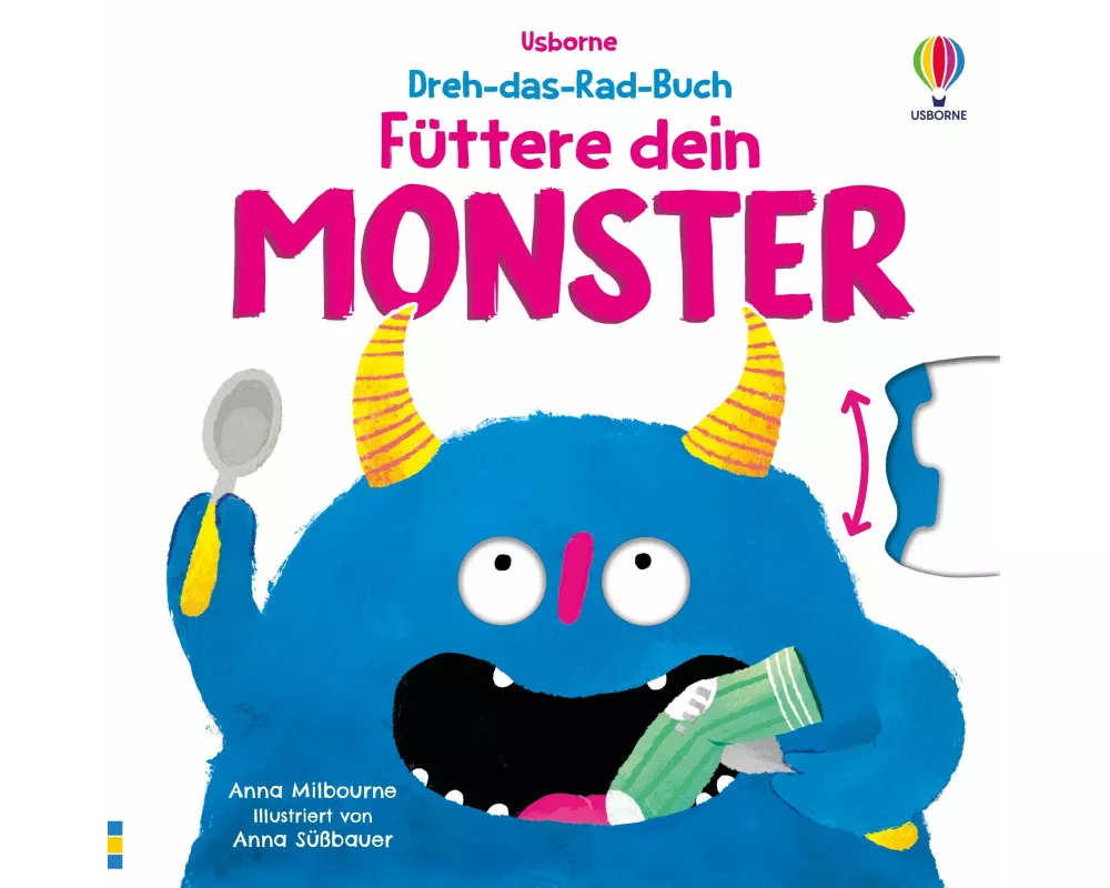 Dreh-das-Rad-Buch: Füttere dein Monster