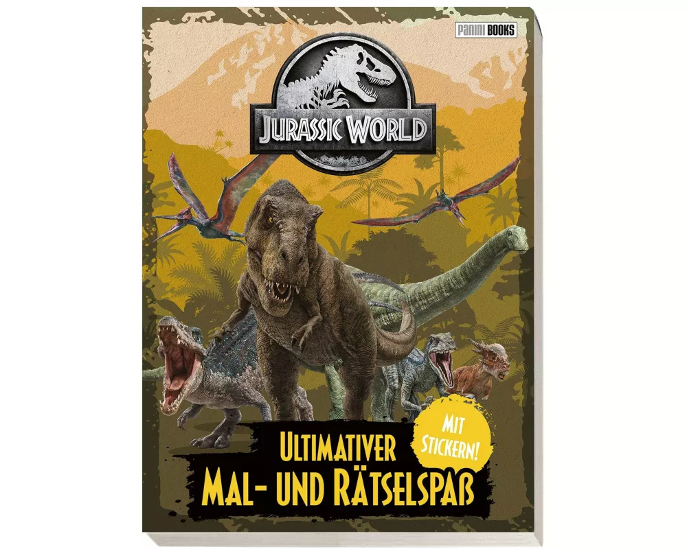 Jurassic World: Ultimativer Mal- und Rätselspaß