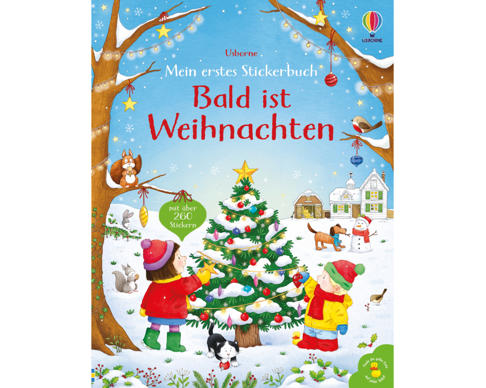 Mein erstes Stickerbuch: Bald ist Weihnachten