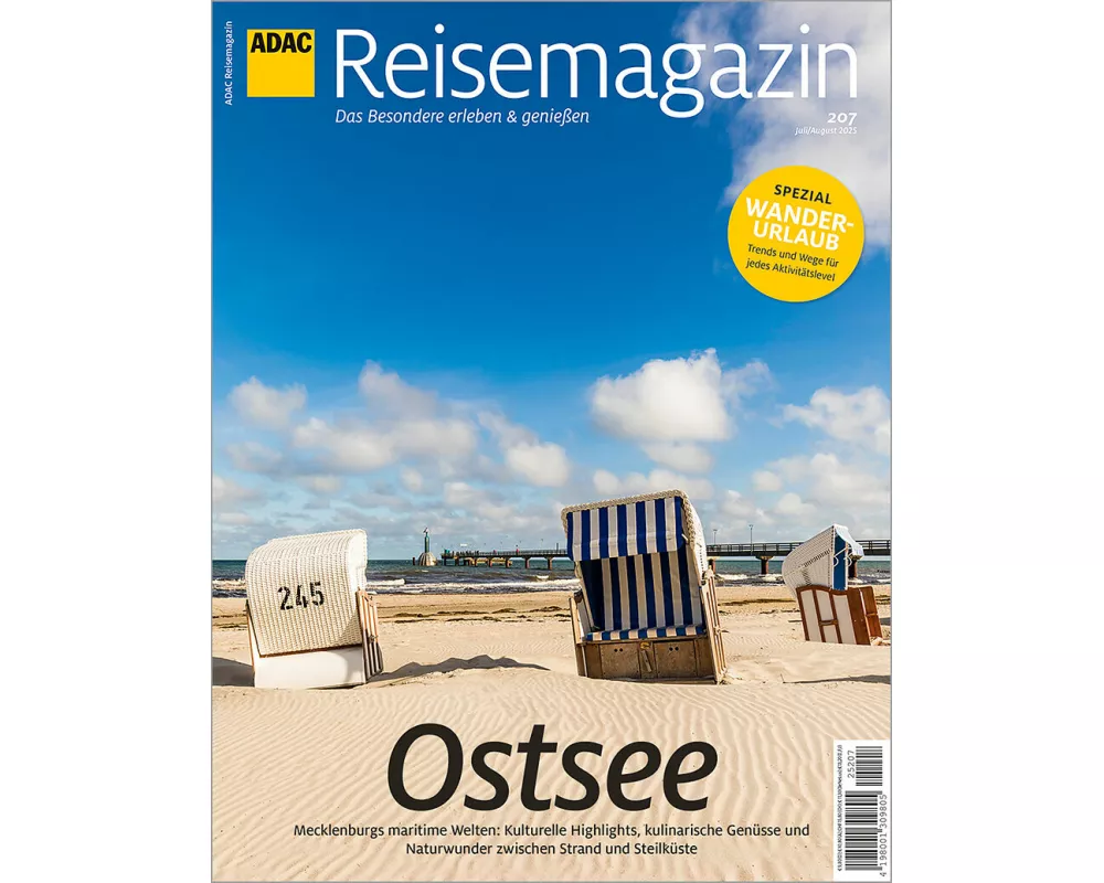 ADAC Reisemagazin mit Titelthema Ostsee