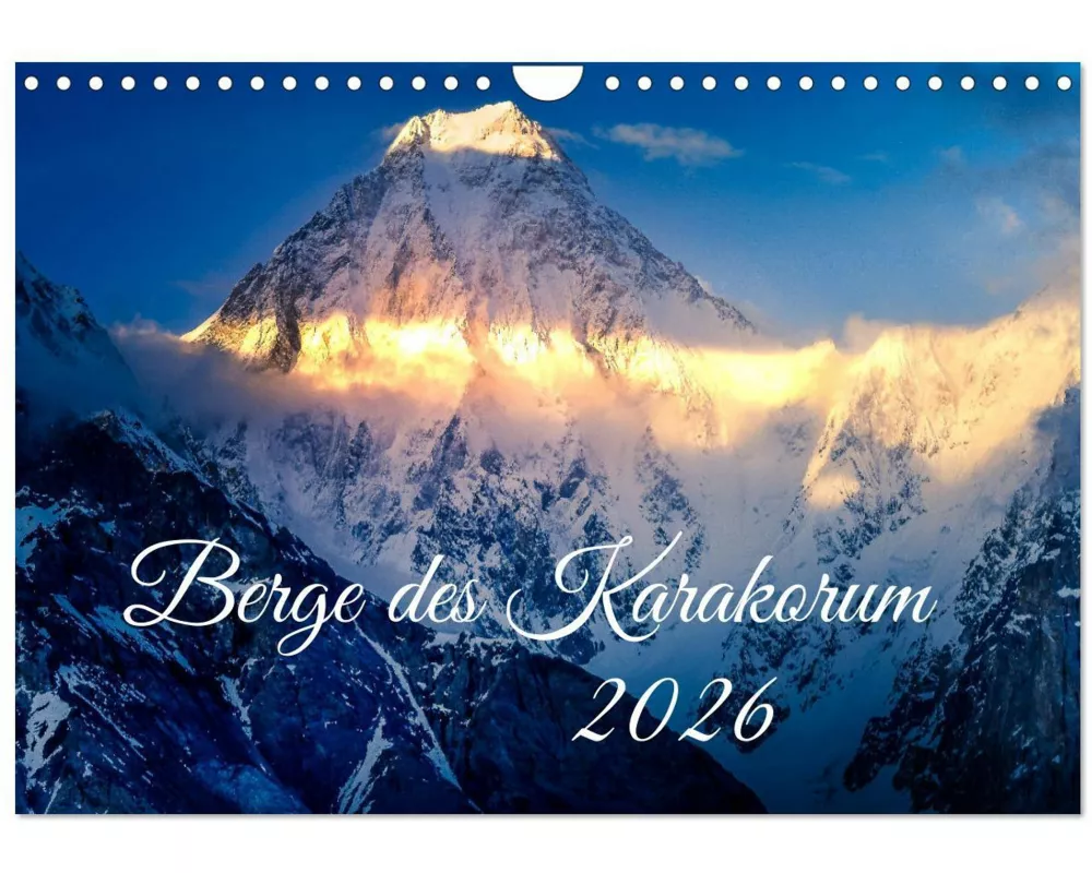 Berge des Karakorum (Wandkalender 2026 DIN A4 quer), CALVENDO Monatskalender