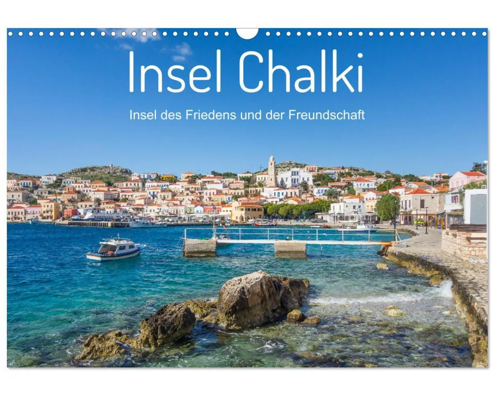 Insel Chalki (Wandkalender 2026 DIN A3 quer), CALVENDO Monatskalender
