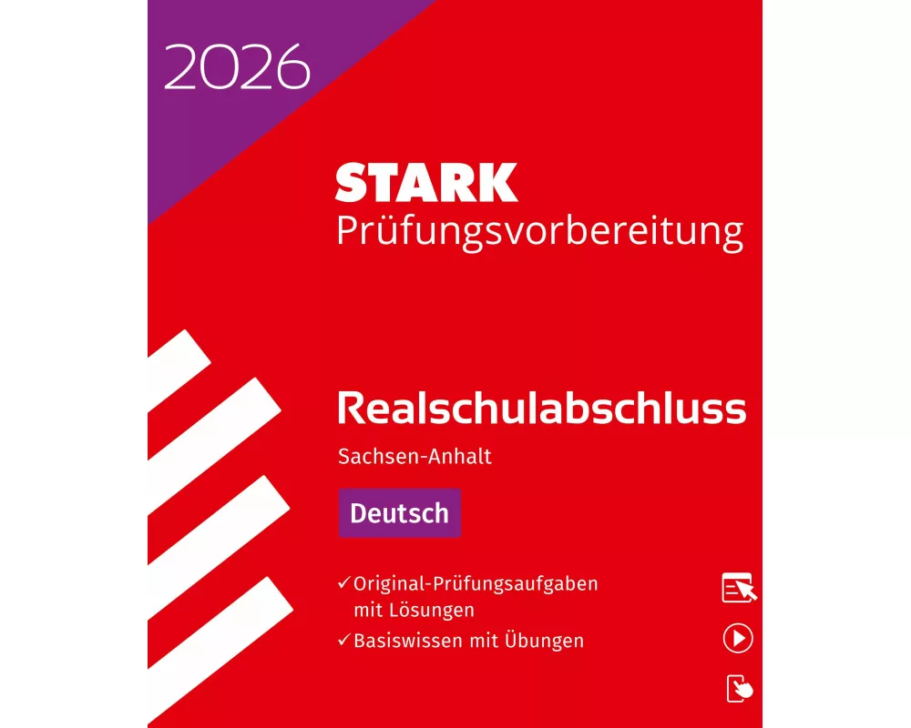STARK Deutsch - Realschulabschluss 2026 Sachsen-Anhalt - Prüfungsvorbereitung