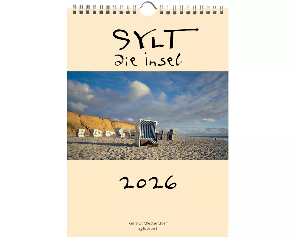 Sylt-die Insel 2026 A4 Kalender