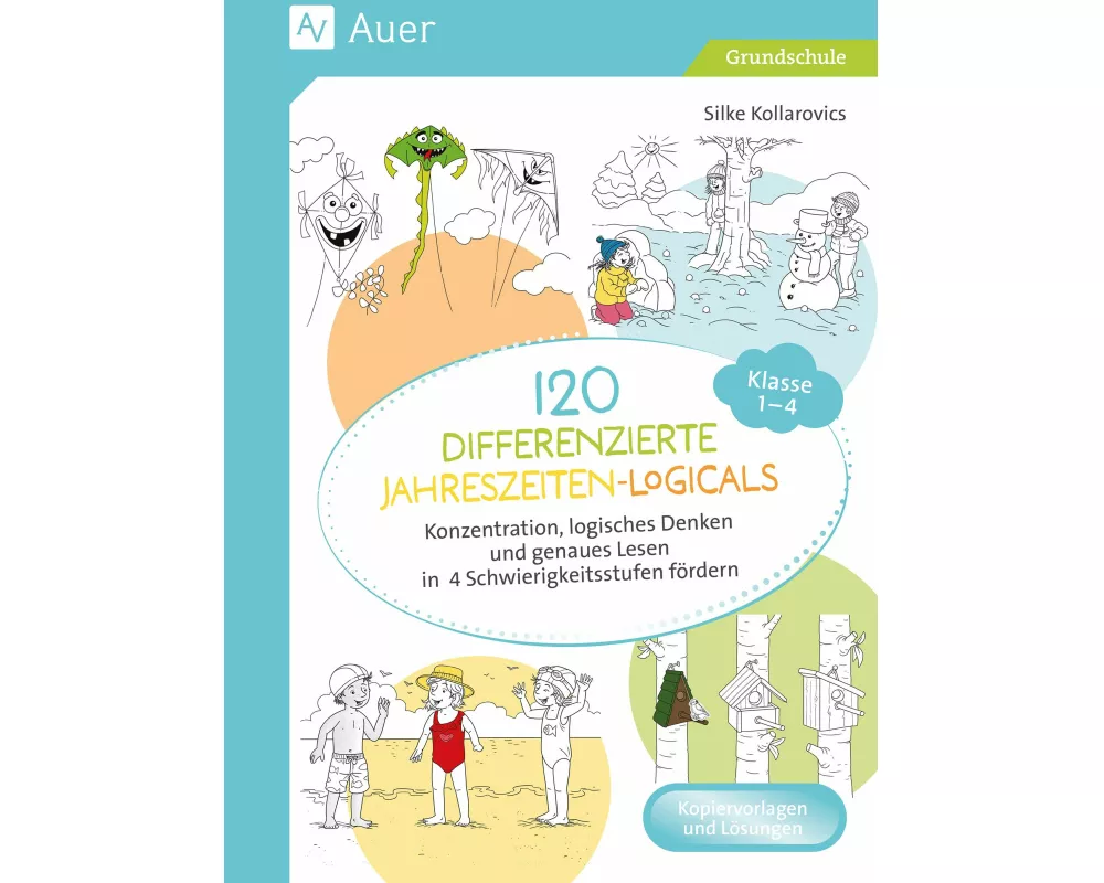 120 differenzierte Jahreszeiten-Logicals Kl. 1-4