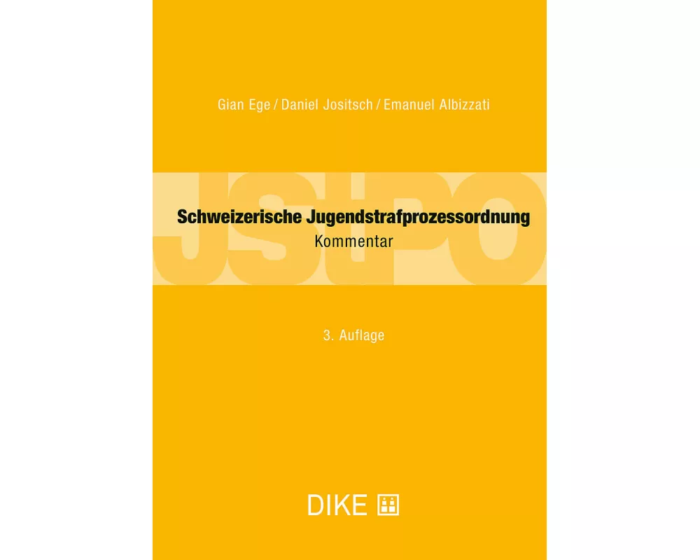 Schweizerische Jugendstrafprozessordnung