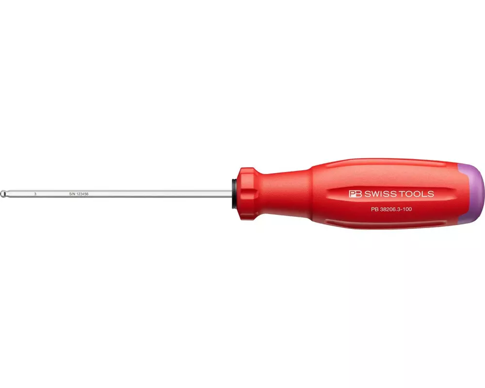 PB Swiss Tools Innensechskant-Schraubenzieher 38206 HEX 3 Innensechskant