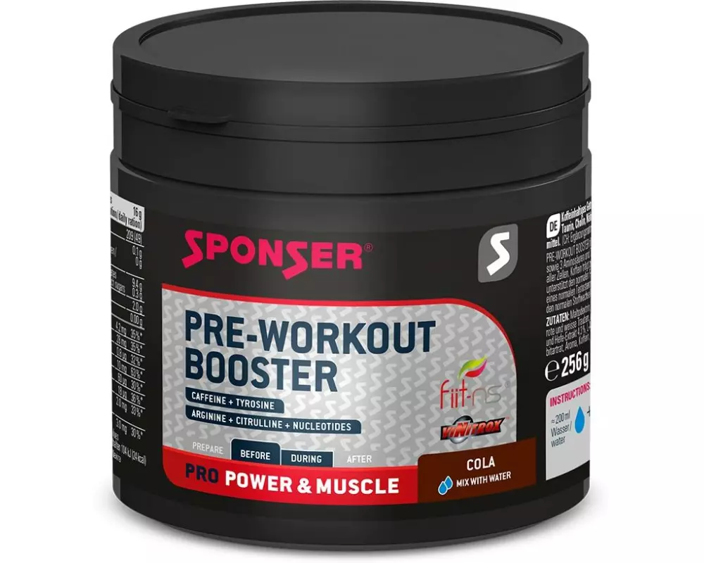 Sponser Pulver Pre-Workout Booster Cola 256 g
