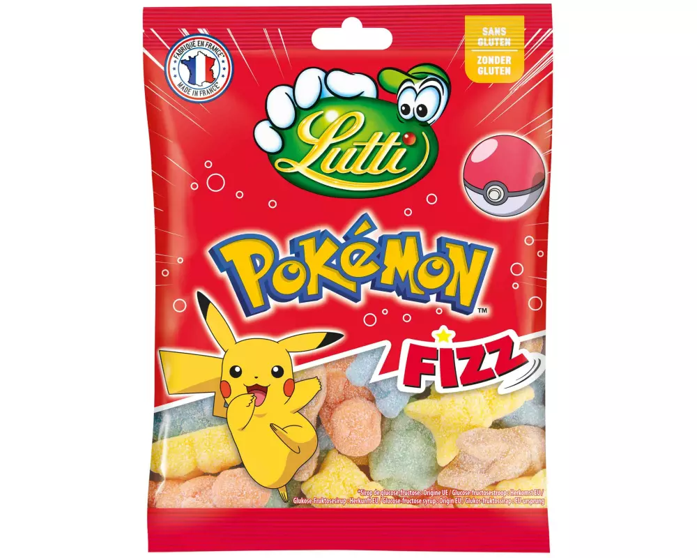 Lutti Gummibonbons Pokemon Fizz 180 g