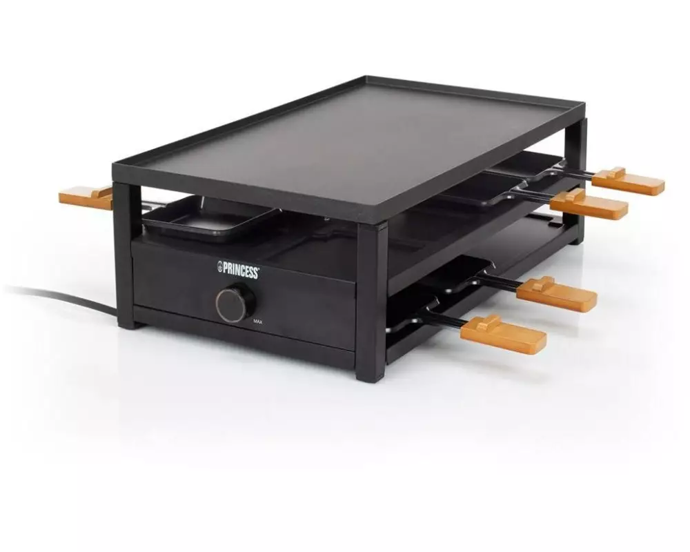 Princess Racletteofen Black Steel 8 Personen