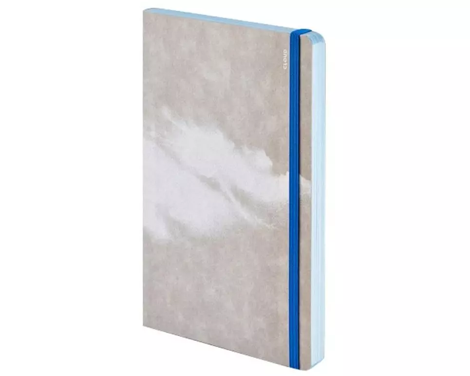 Nuuna Notizbuch Inspiration Book Cloud 20 x 13.5 cm, Blanko, Blau