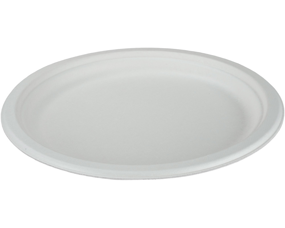 EJS Teller aus Bagasse 26cm 3142.2003 weiss 50 Stk.
