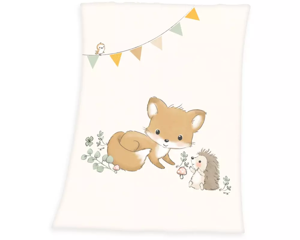 Herding Kuscheldecke Waldfreunde 75 x 100 cm
