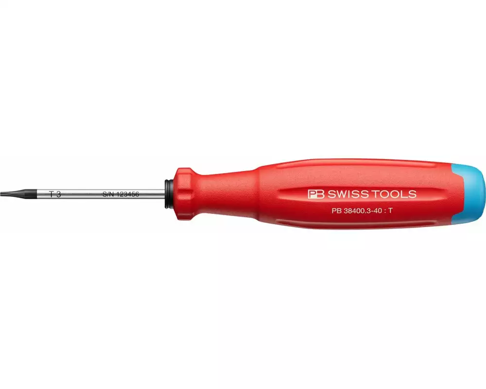 PB Swiss Tools Schraubenzieher SwissGrip Evo PB 38400.3-40 Rot