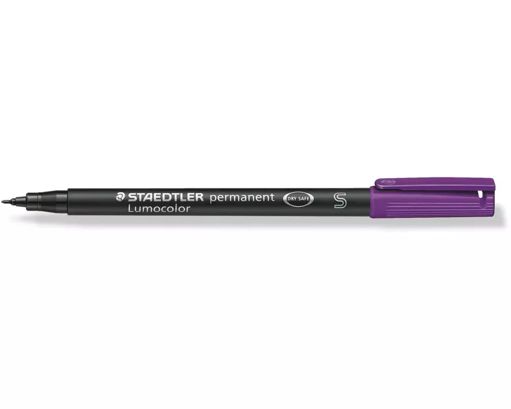 Staedtler Folienstift Lumocolor 313 S Violett, permanent, 10 Stück