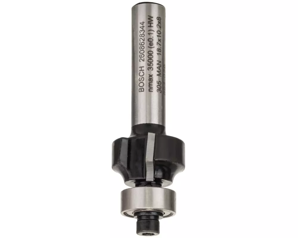 Bosch Professional Abrundfräser Standard for Wood R1 3 mm, L 10.2 mm, G 53 mm